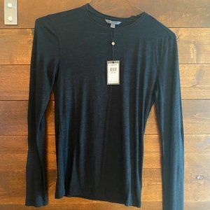 John Varvatos Linen Henley - Men's X-Small NTW